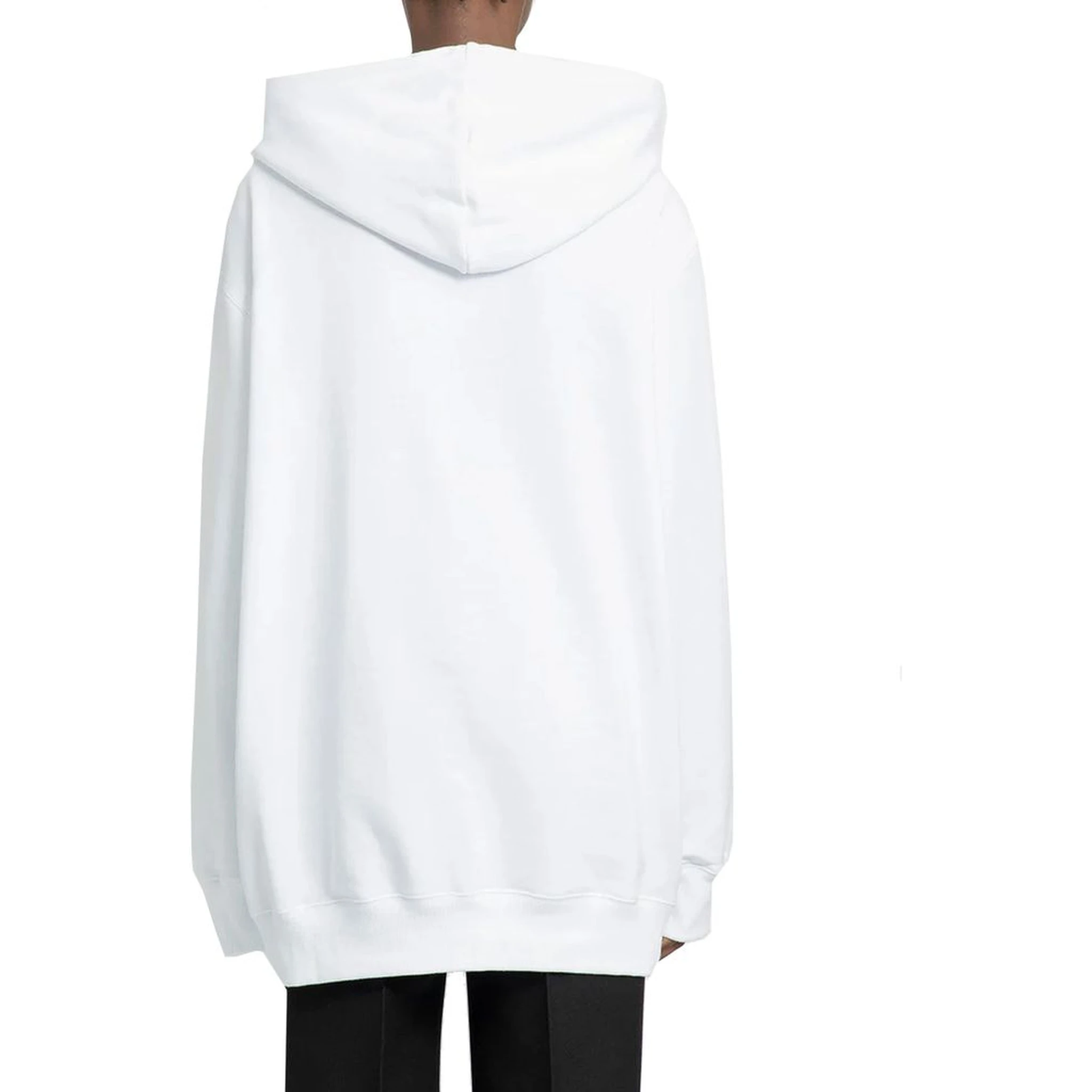 White Cotton Sweatshirt