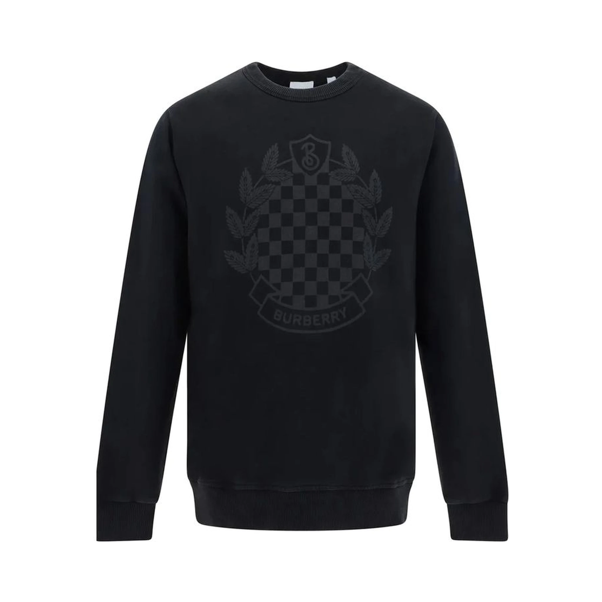 Black Cotton Sweatshirt