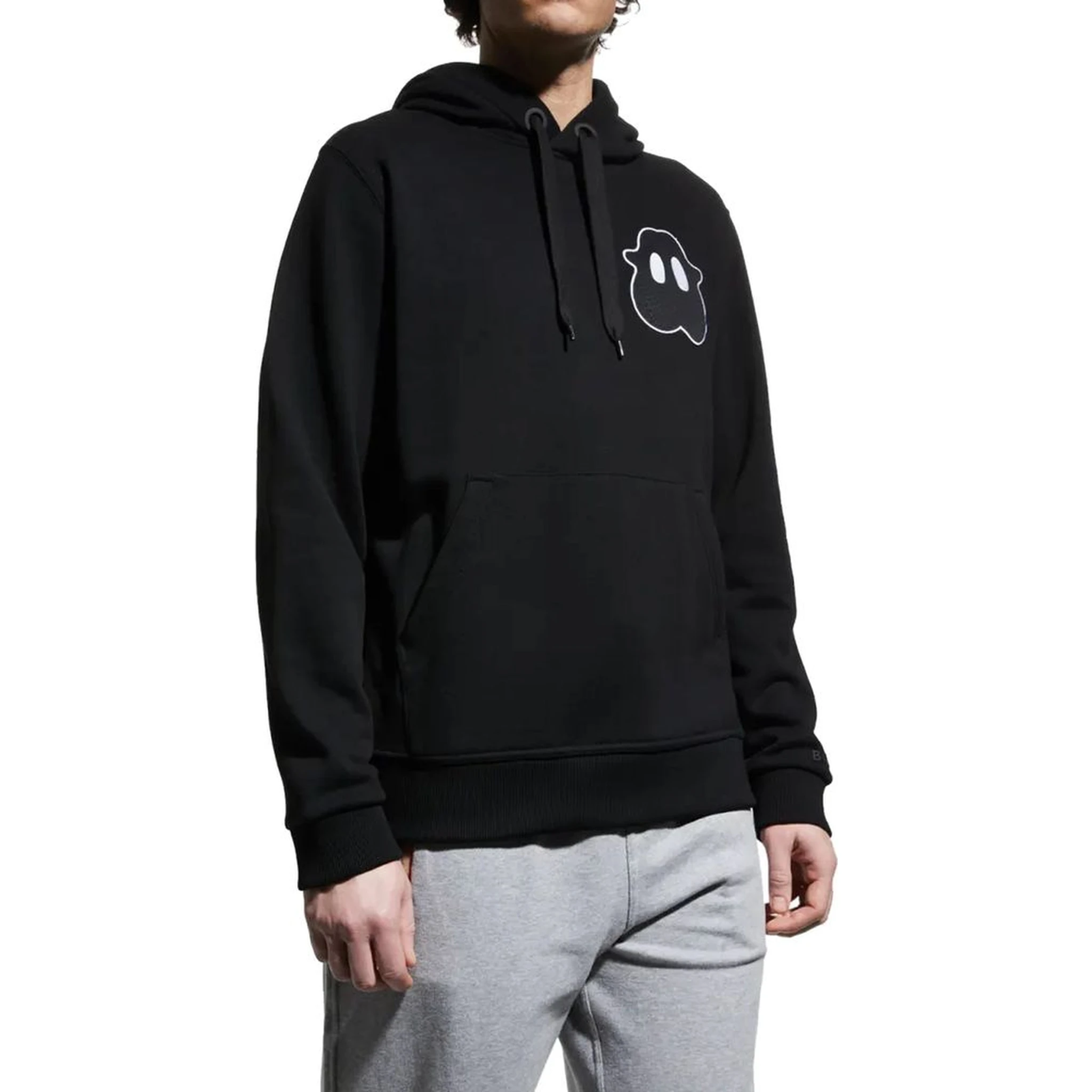 Black Cotton Sweatshirt