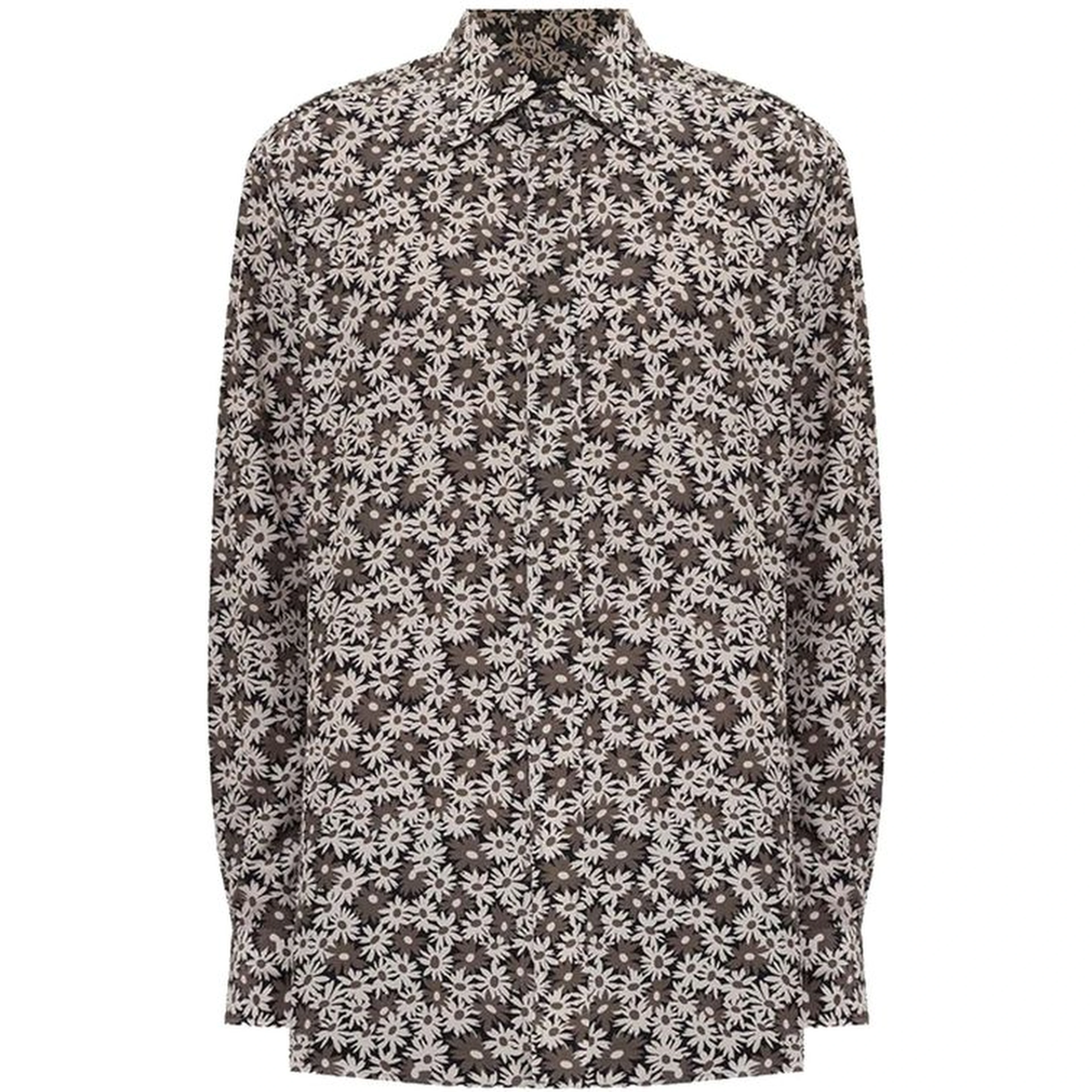 Bicolor Cotton Pattern Shirt