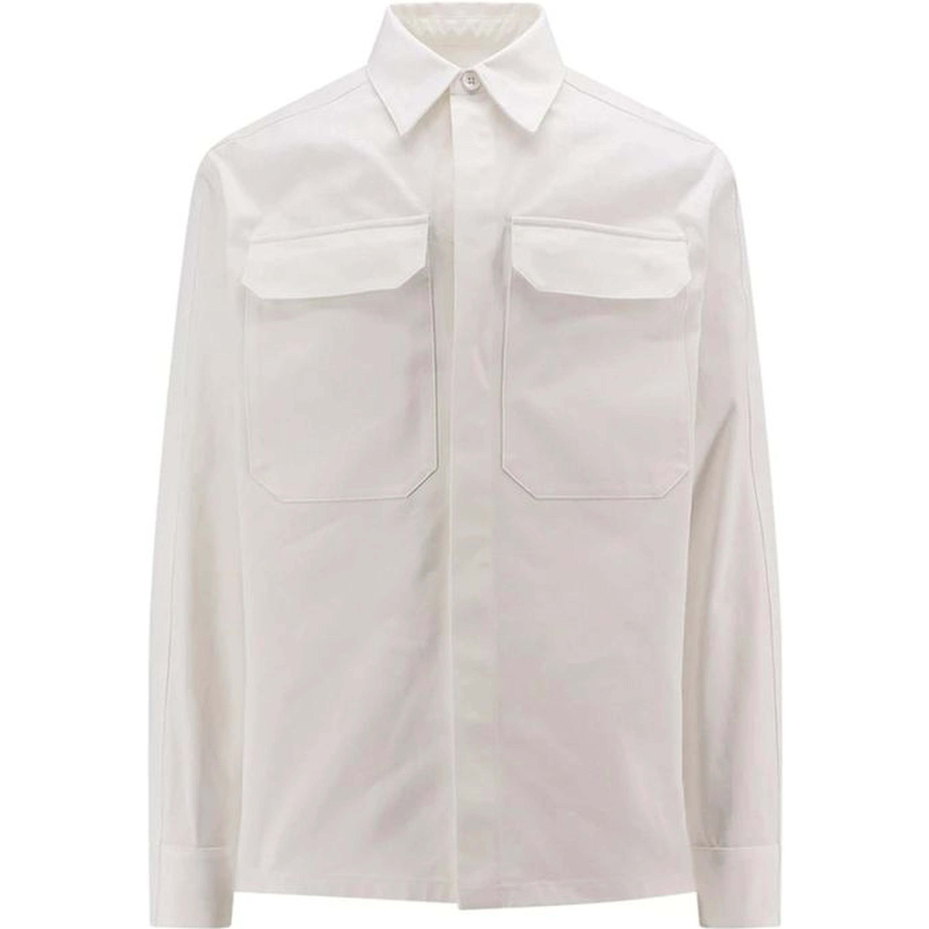 White Cotton Dress Shirt