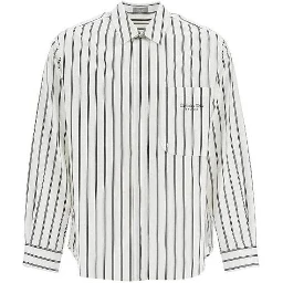 White Cotton Pattern Shirt