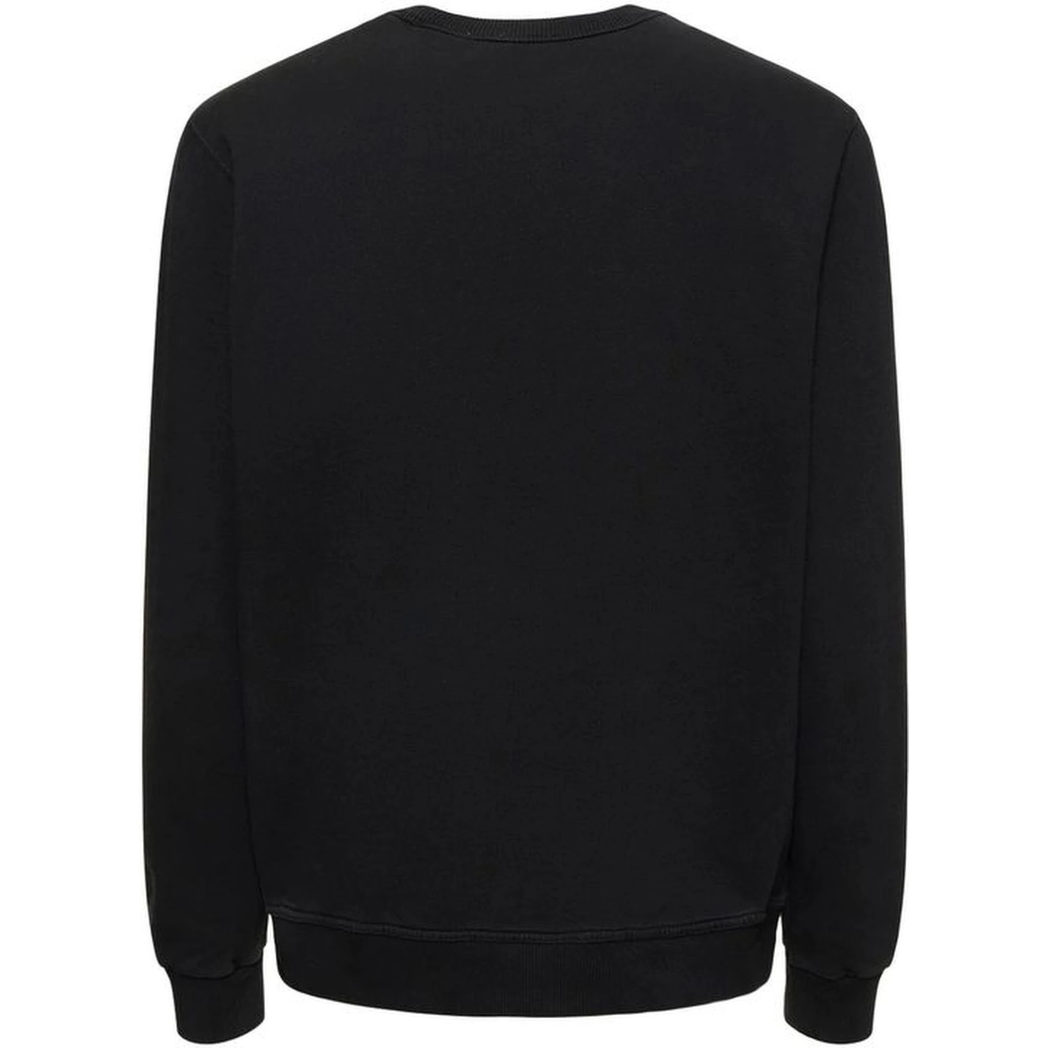 Black Cotton Sweatshirt
