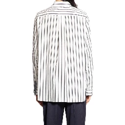 White Cotton Pattern Shirt