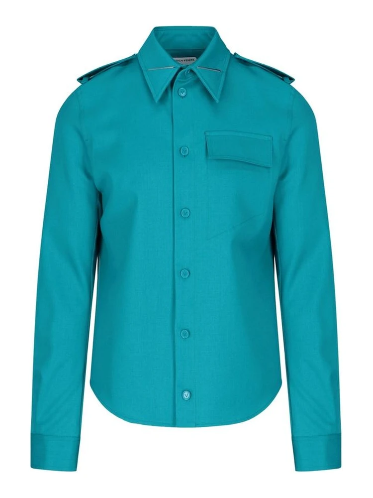 Bicolor Elastane Dress Shirt