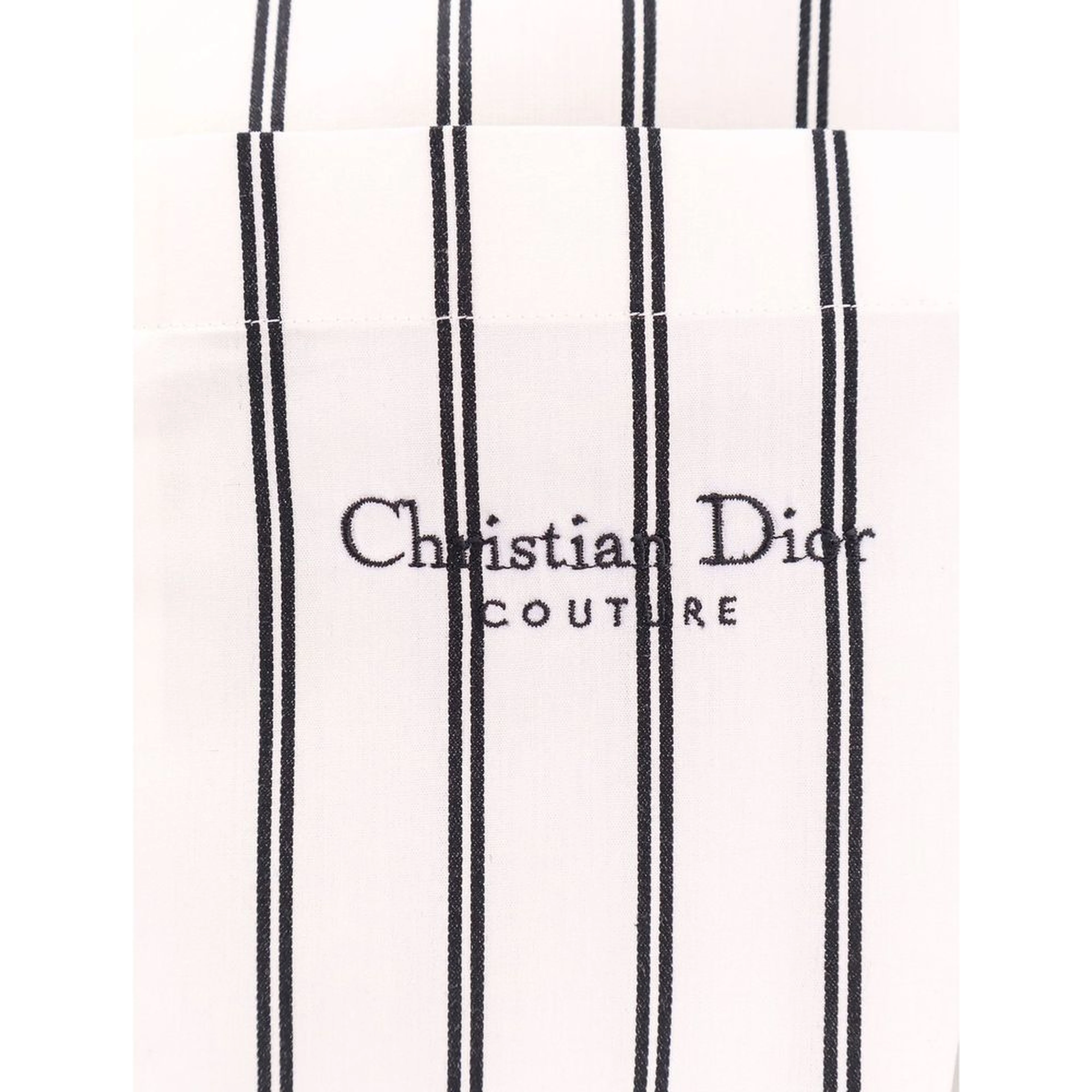 White Cotton Pattern Shirt