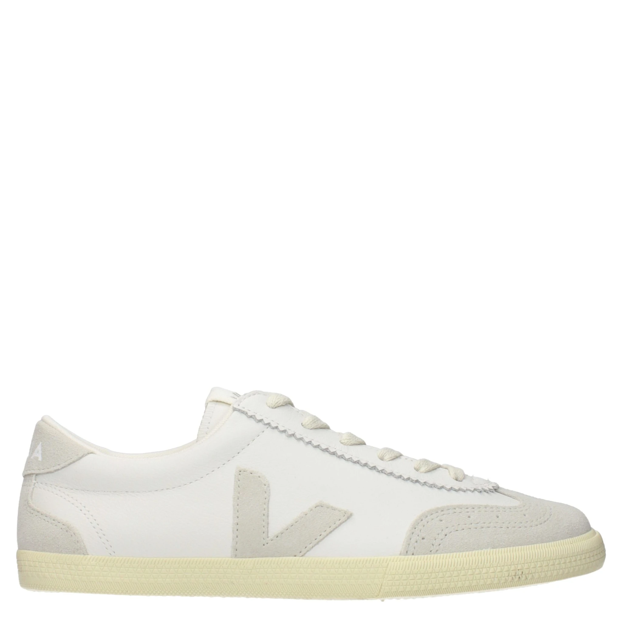 Blue Leather Low Top Sneakers