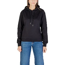 Black Cotton Hoodie