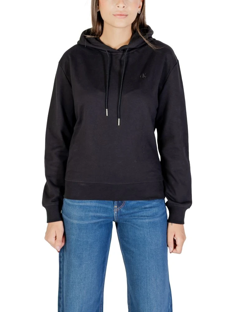 Black Cotton Hoodie