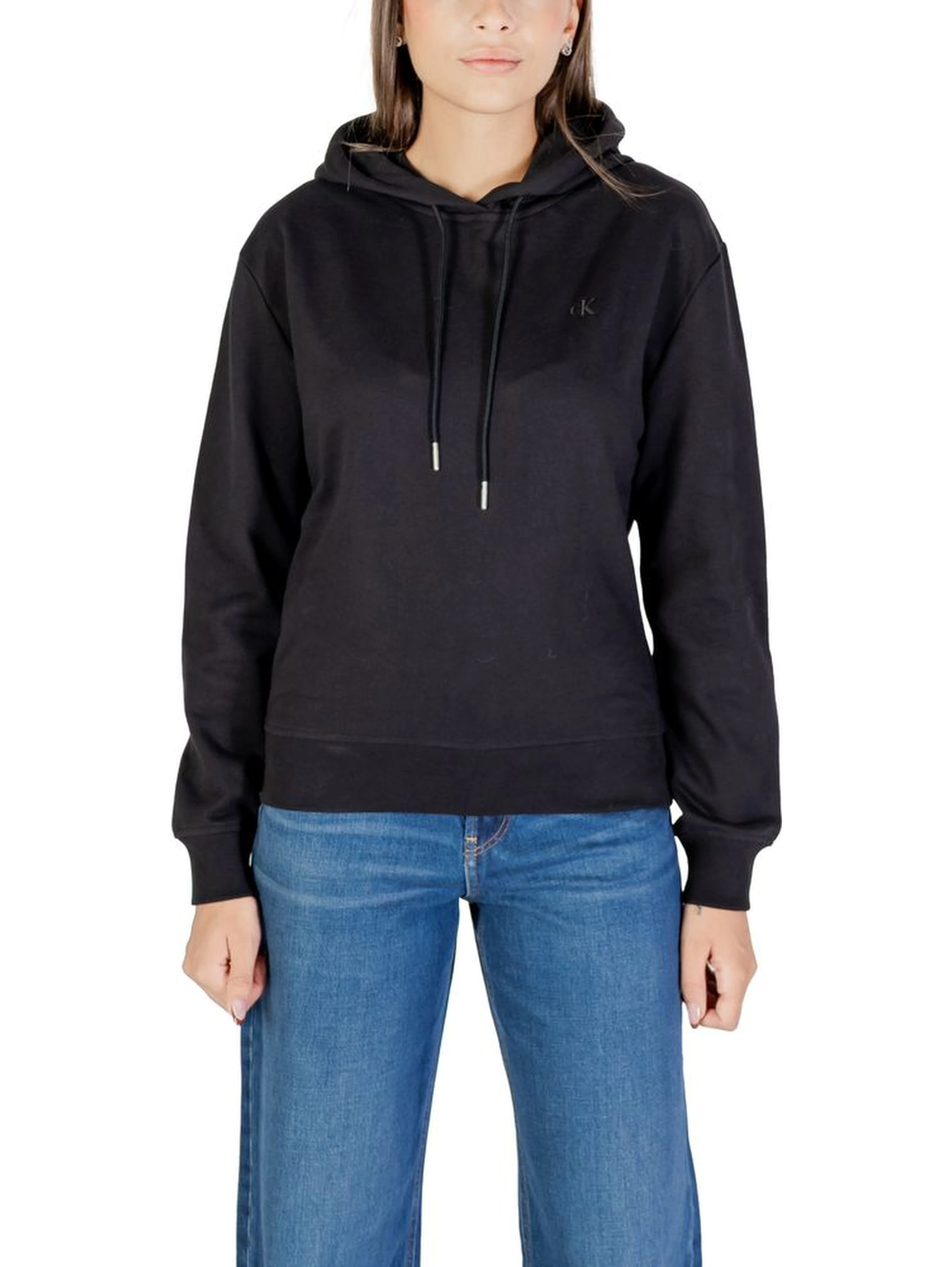 Black Cotton Hoodie