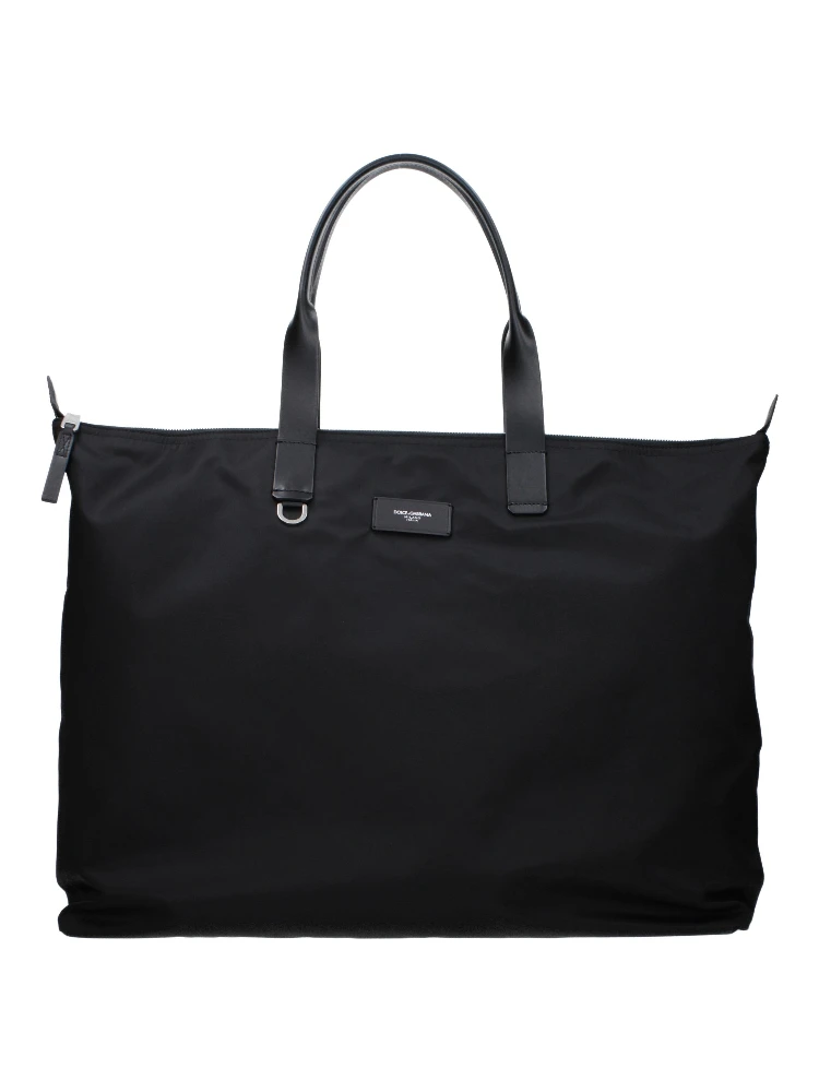 Black Nylon Shoulder Bag