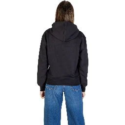 Black Cotton Hoodie