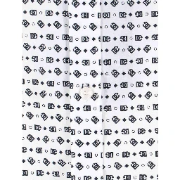White Cotton Pattern Shirt