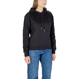 Black Cotton Hoodie