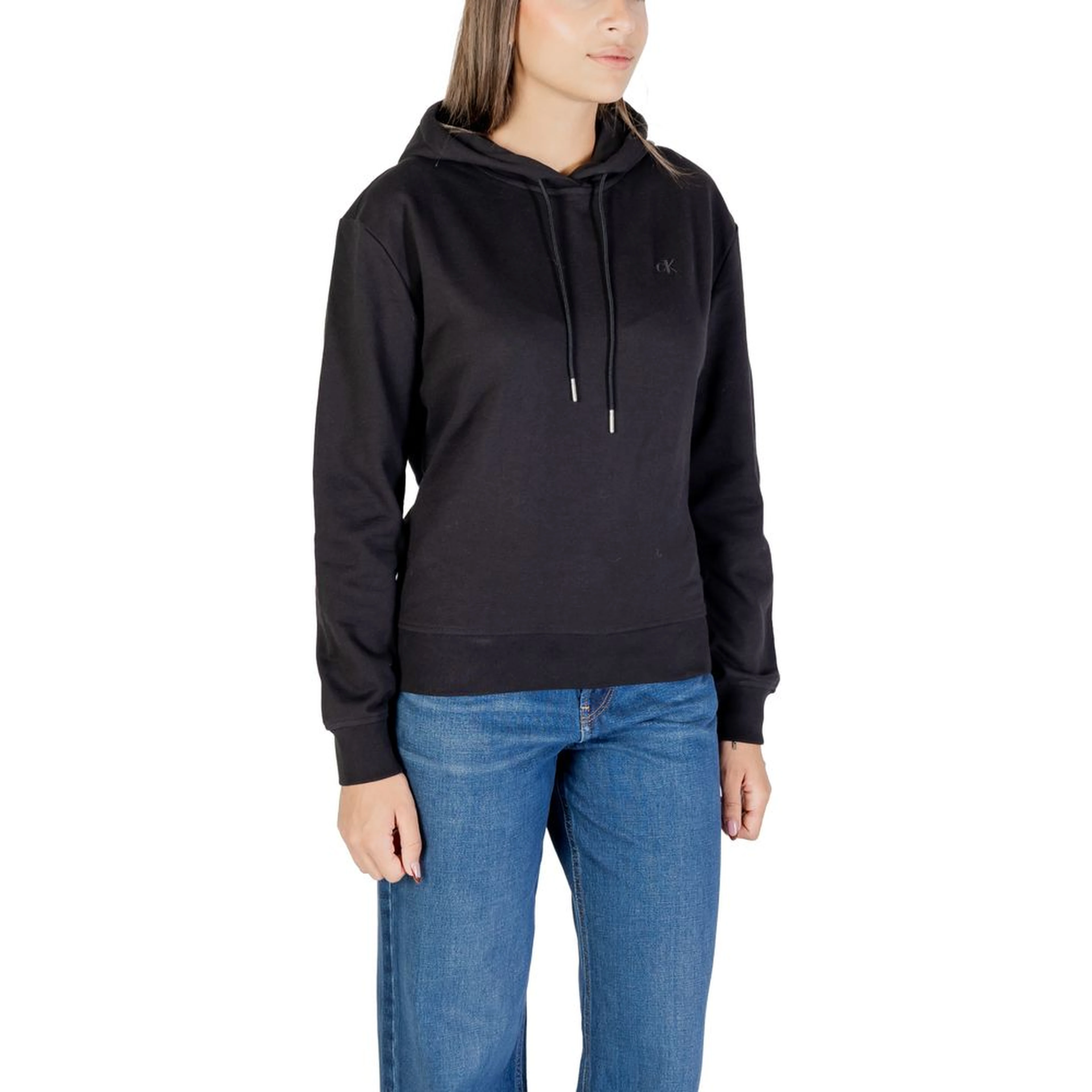 Black Cotton Hoodie
