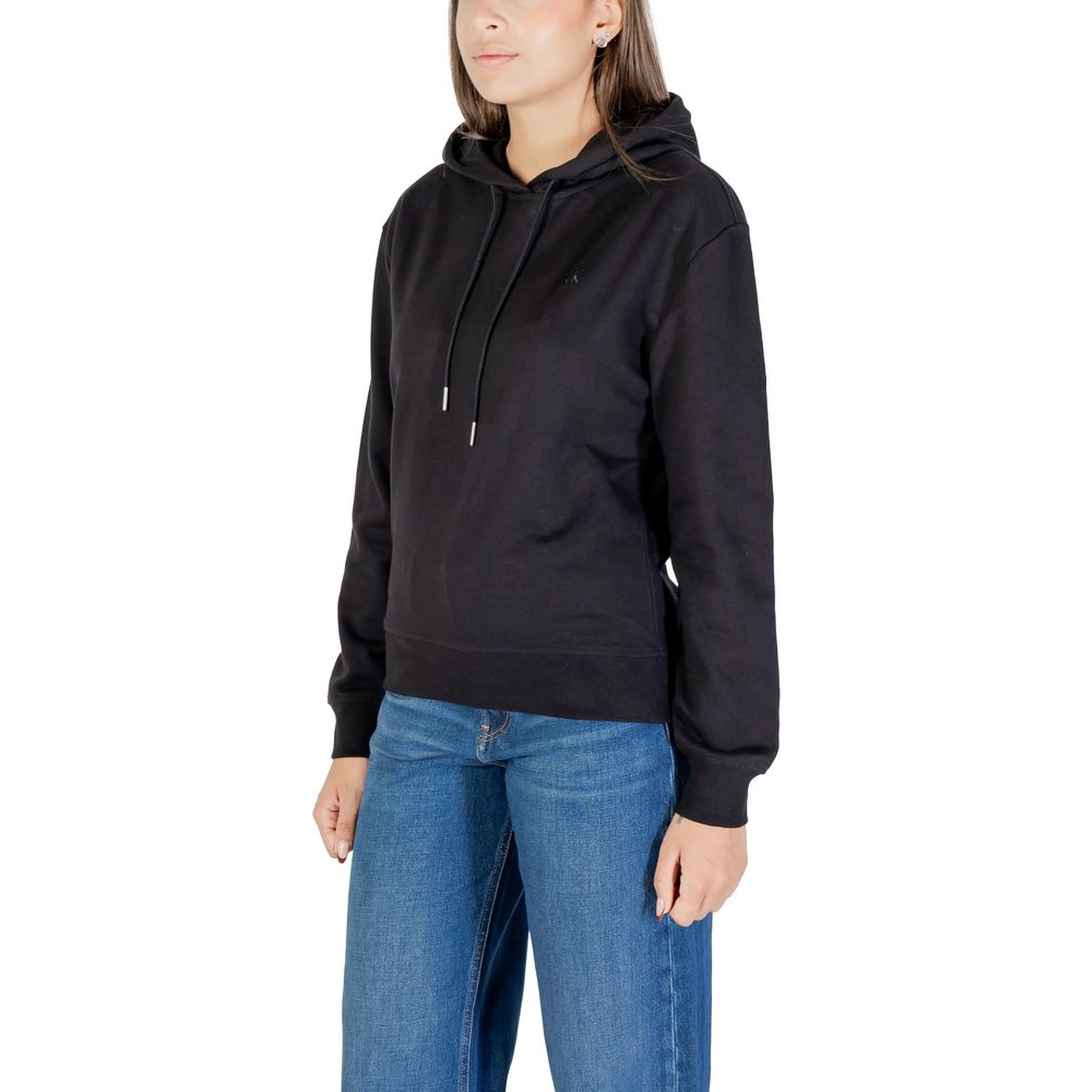 Black Cotton Hoodie