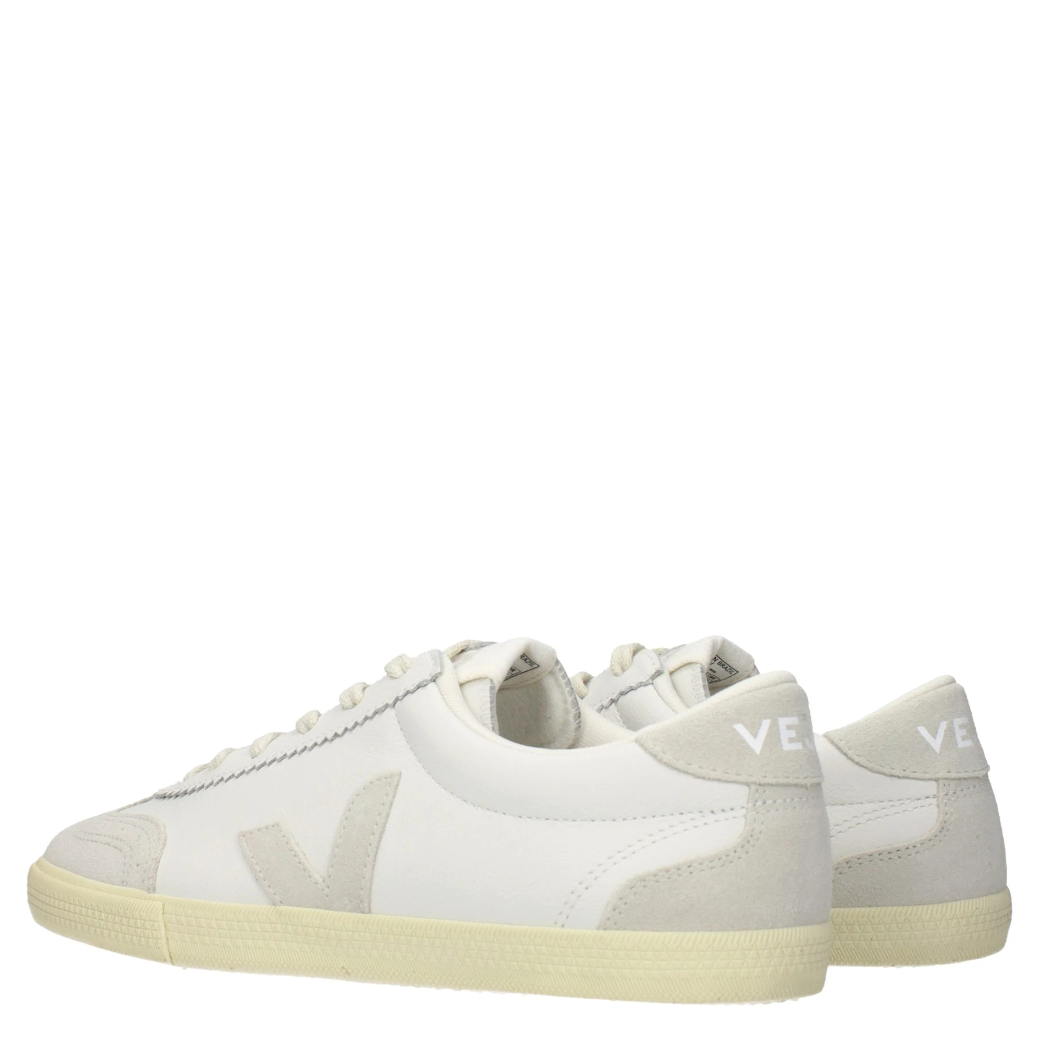 Blue Leather Low Top Sneakers