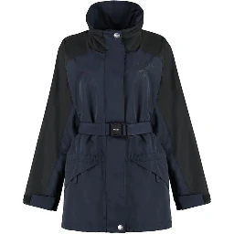 Blue Polyamide Shell Jacket