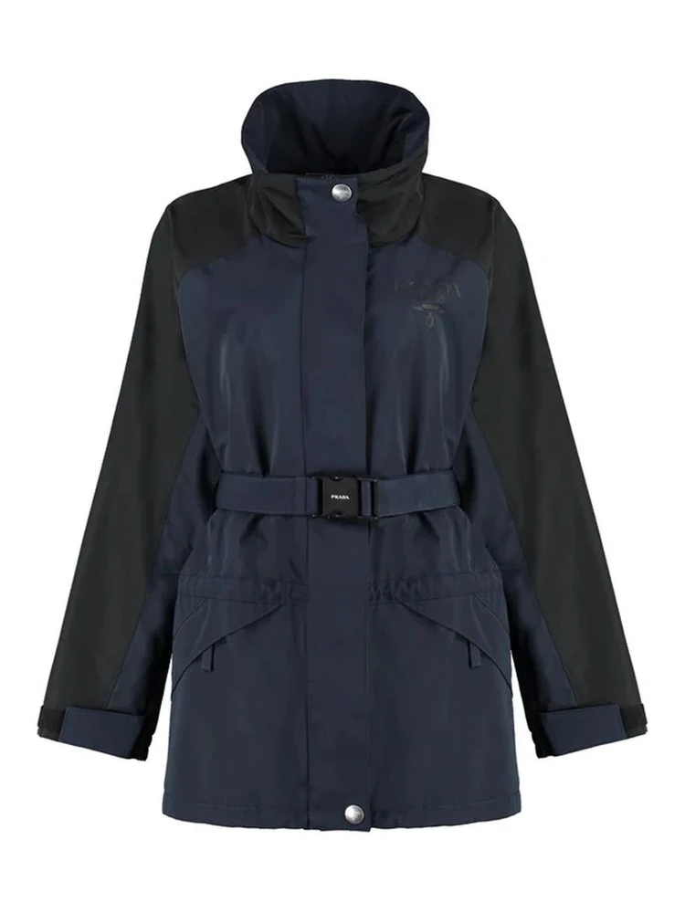 Blue Polyamide Shell Jacket