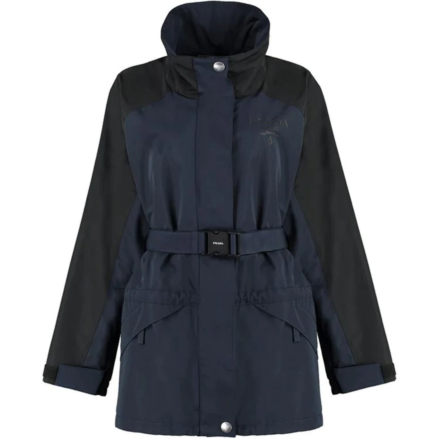 Blue Polyamide Shell Jacket
