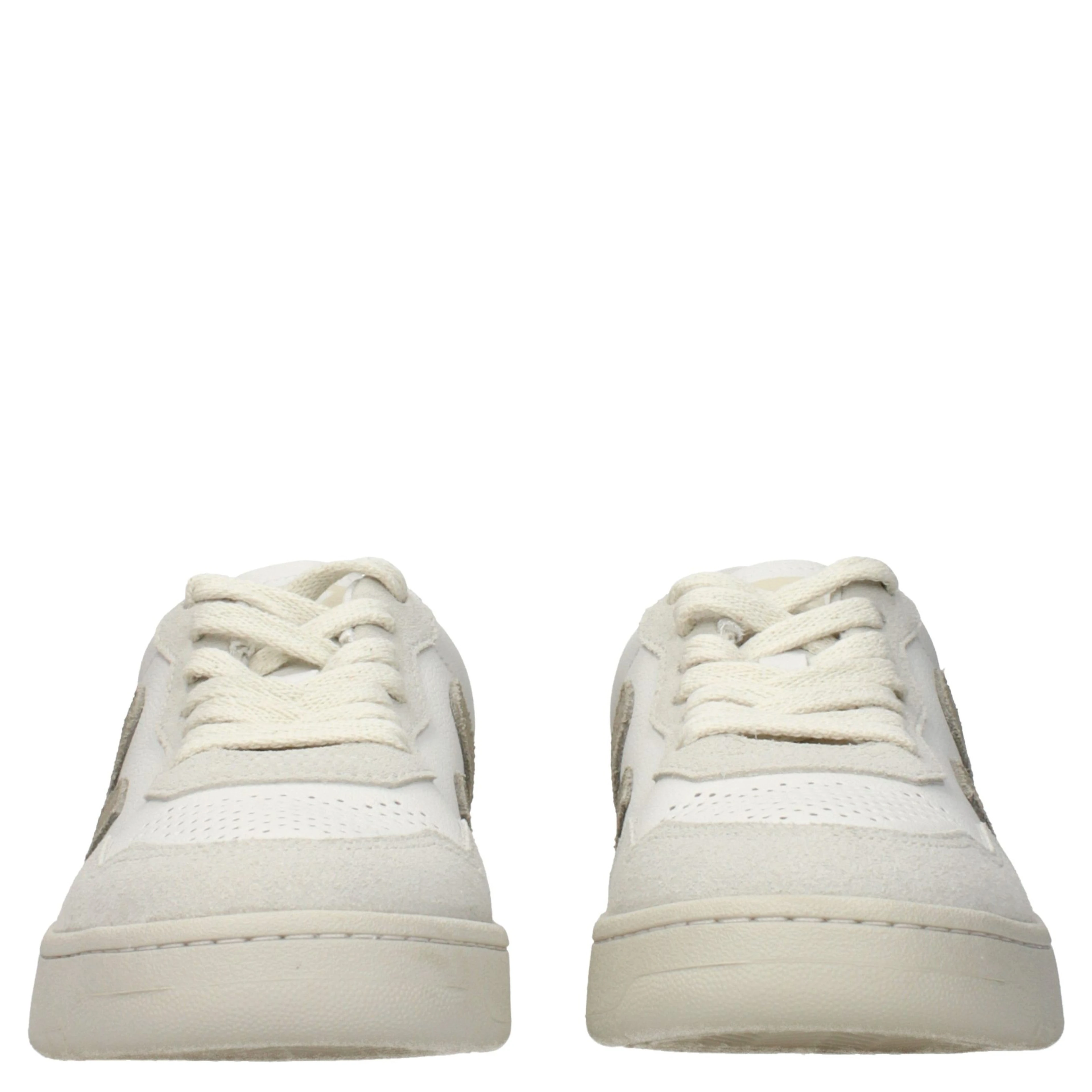 Blue Leather Low Top Sneakers