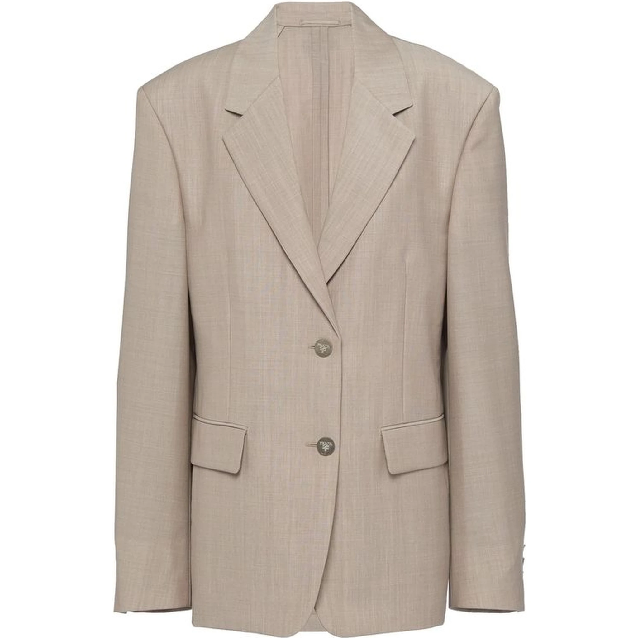 Beige Mohair Blazer