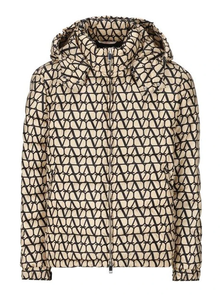 Beige Polyamide Coat