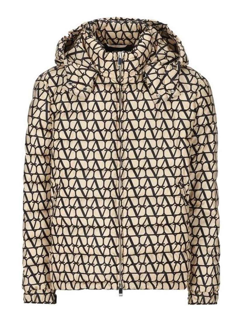 Beige Polyamide Coat