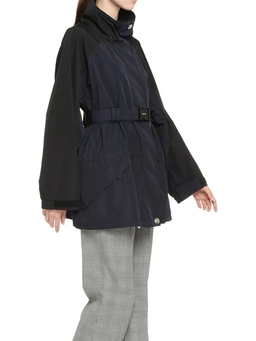 Blue Polyamide Shell Jacket