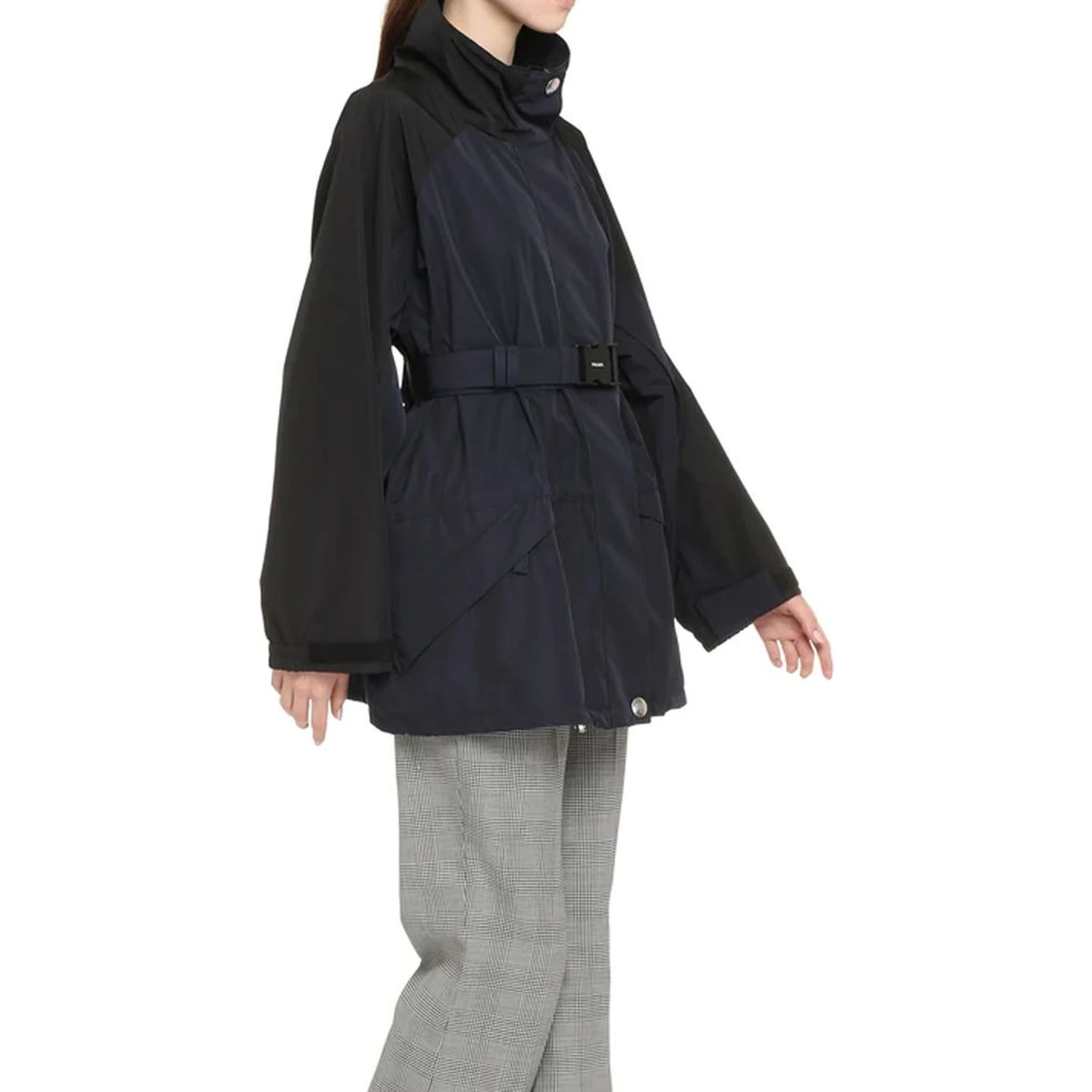 Blue Polyamide Shell Jacket