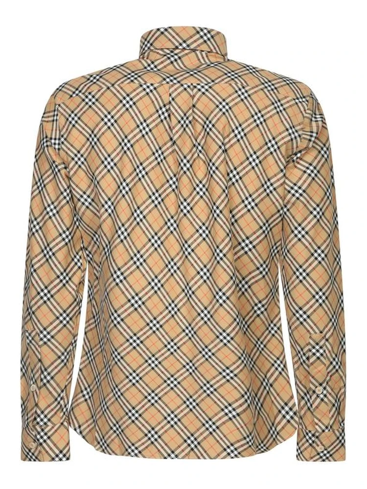 Beige Cotton Pattern Shirt alternative