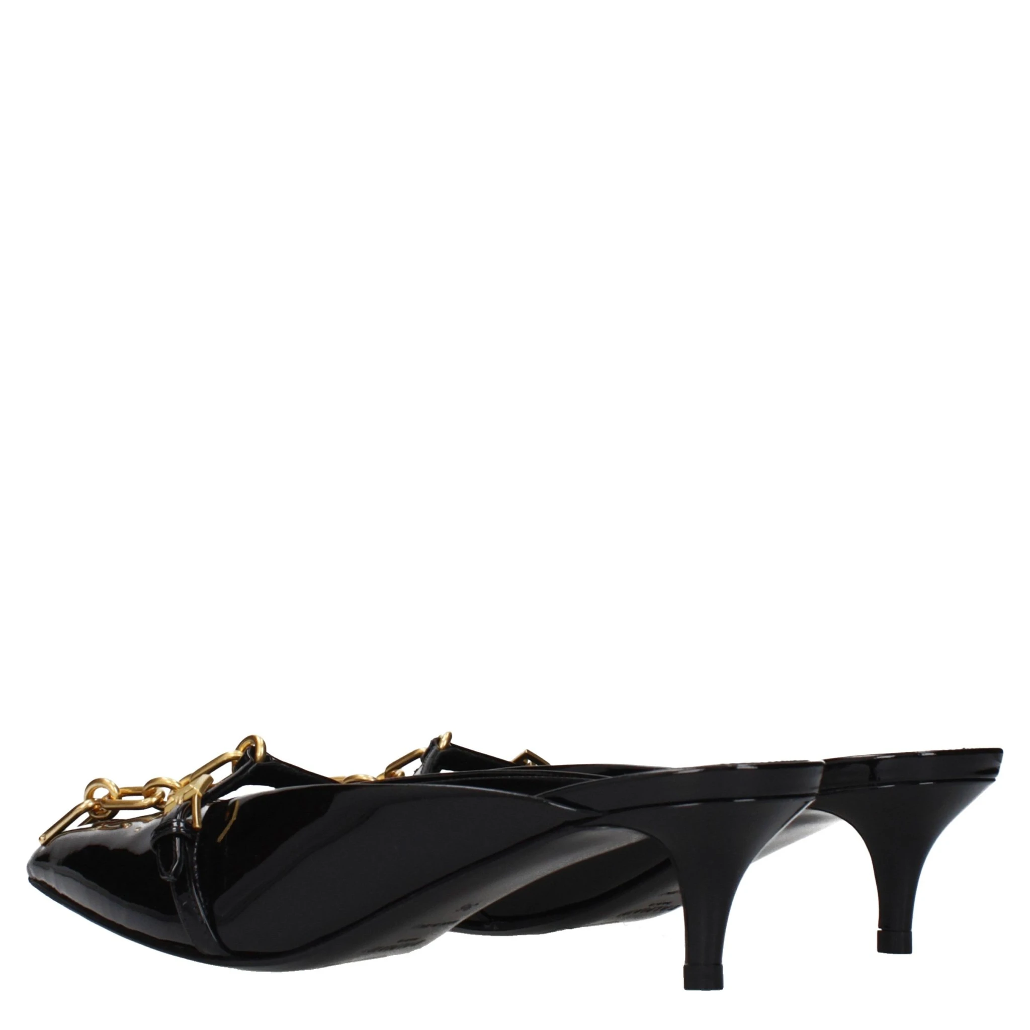 Black Leather Platform Sandals