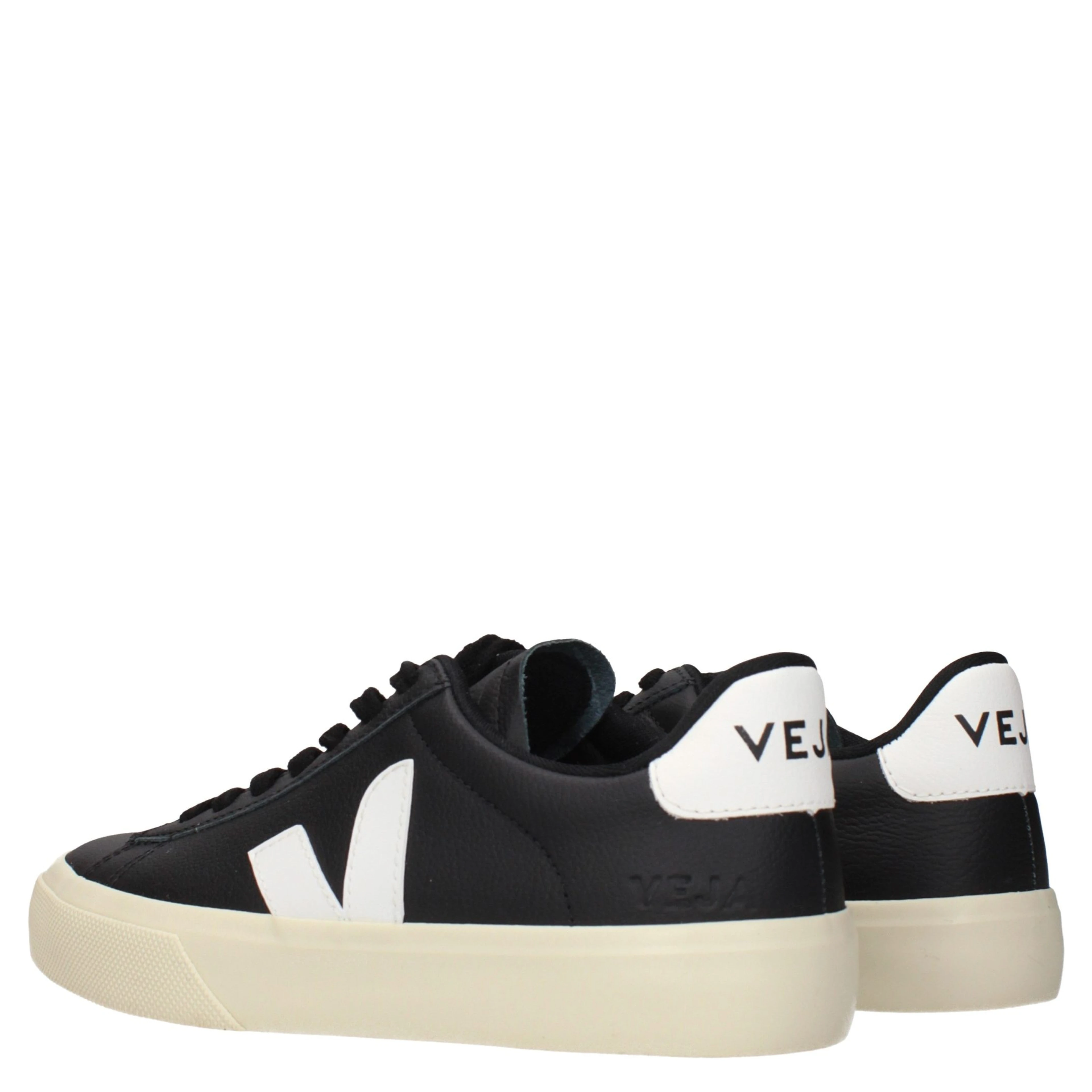 Black Leather Low Top Sneakers