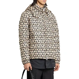 Beige Polyamide Coat