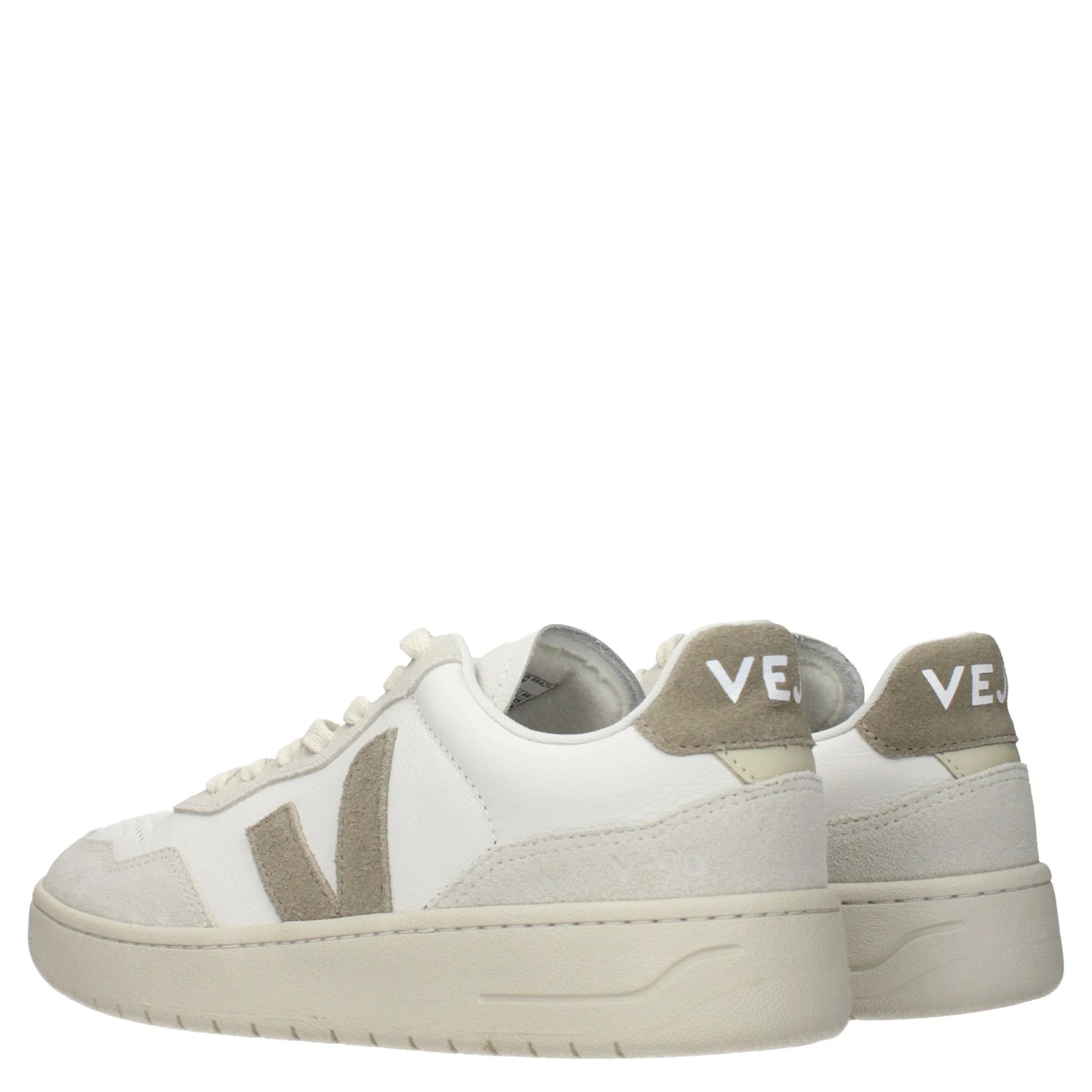 Blue Leather Low Top Sneakers