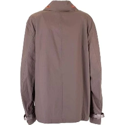 معطف قطني بني