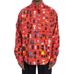 Multicolor Cotton Pattern Shirt