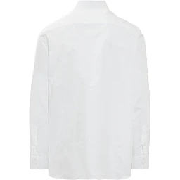 White Cotton Dress Shirt