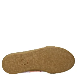 Pink Leather Low Top Sneakers