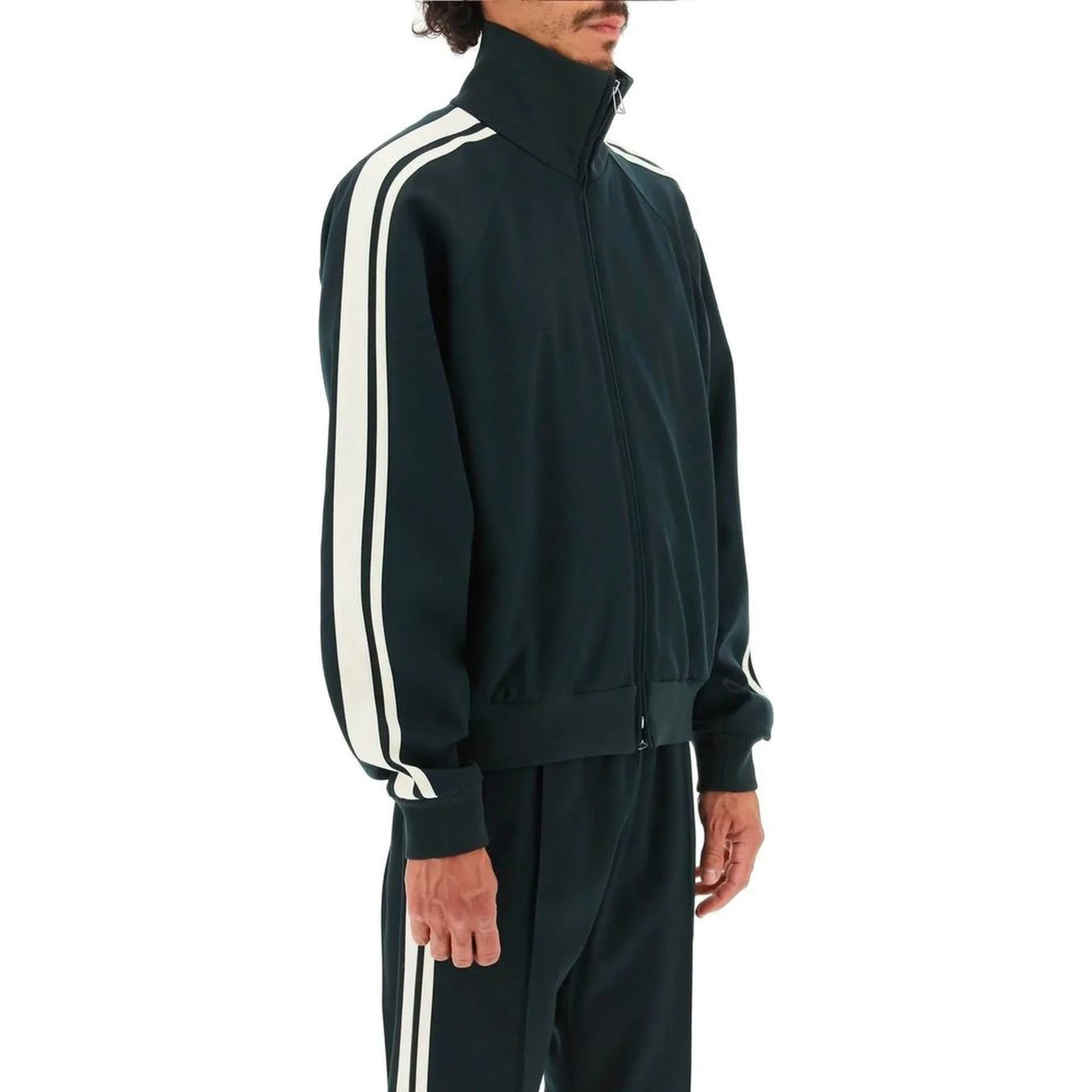 Bicolor Elastane Jackets And Coat