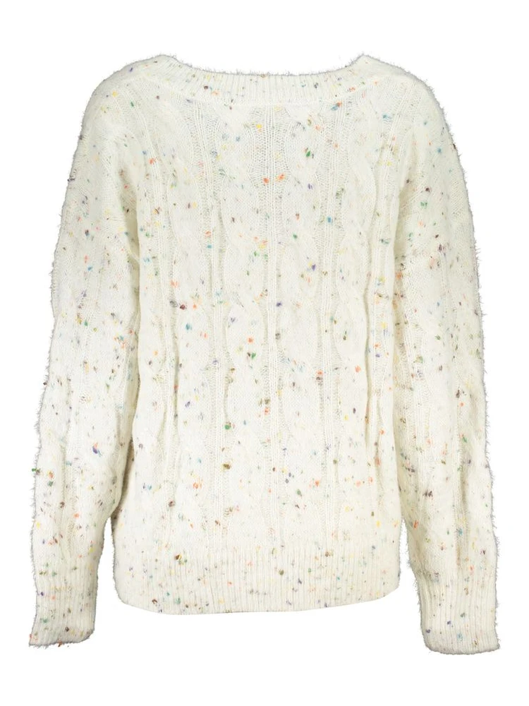 White Acrylic Women Sweater alternative