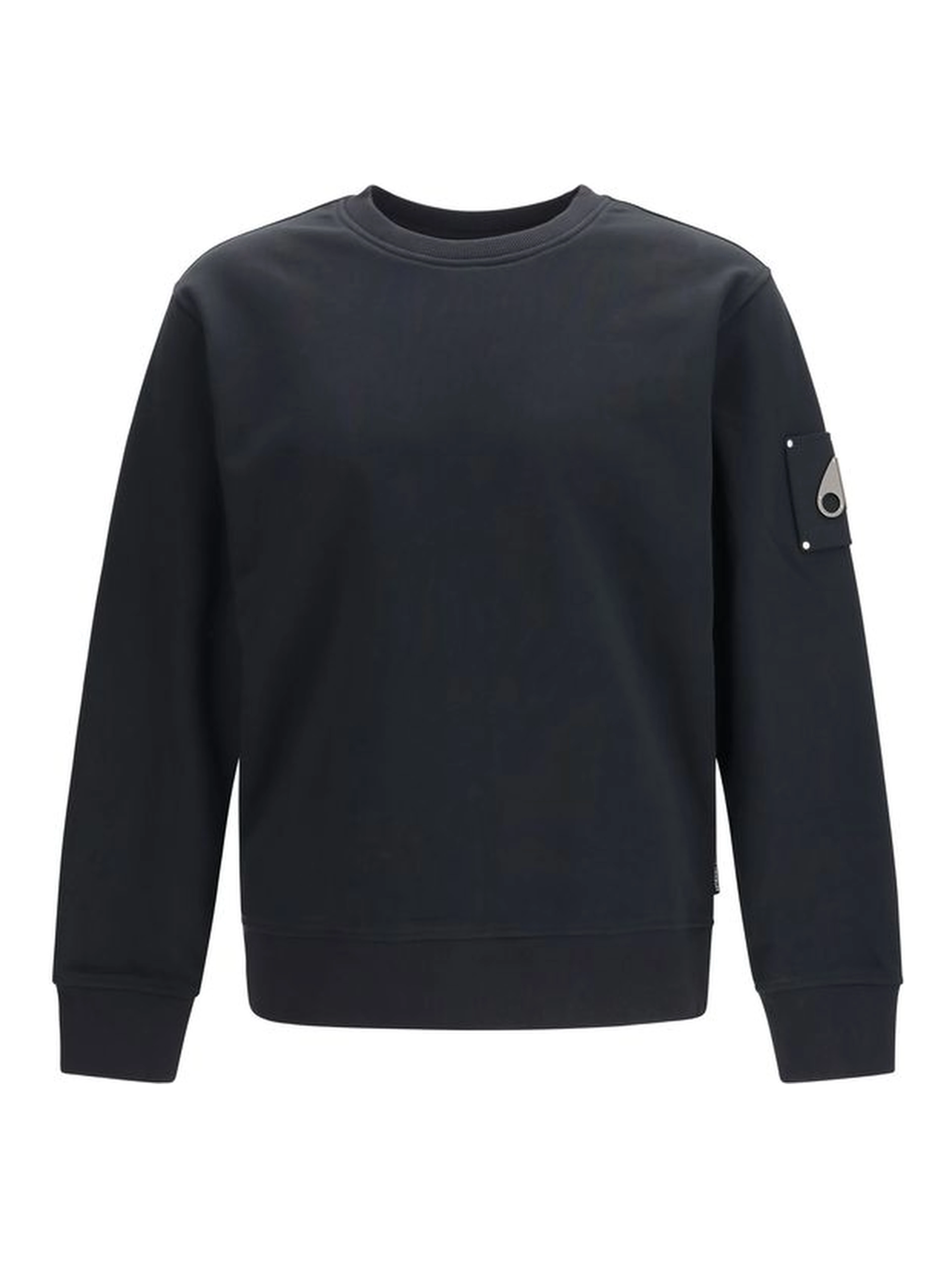 Black Cotton Sweatshirt