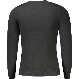 Black Viscose Sweatshirt