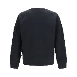 Black Cotton Sweatshirt