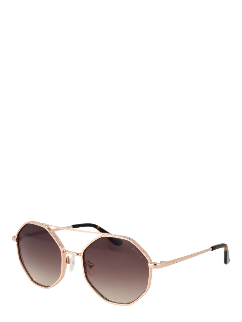 Rose Gold Metal Sunglasses