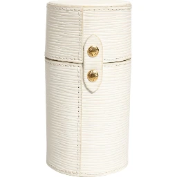 Travel Case White Epi Leather
