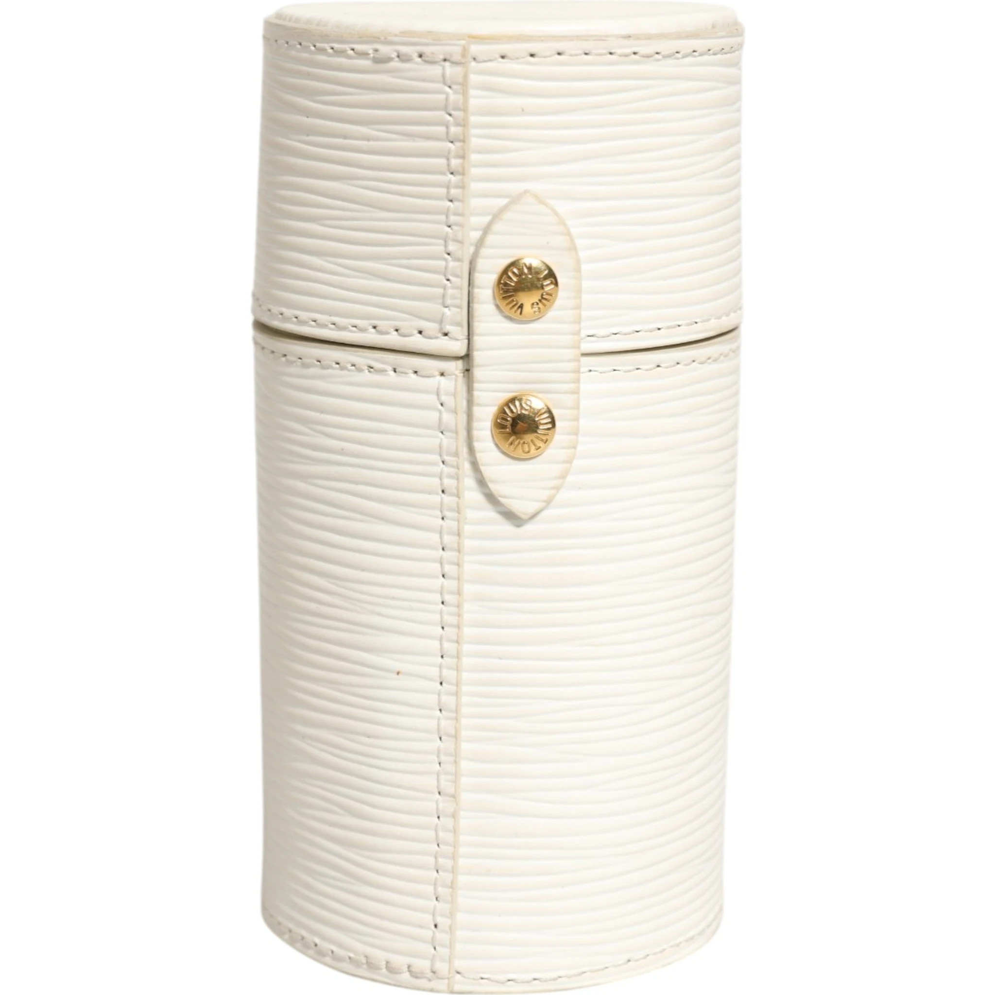 Travel Case White Epi Leather