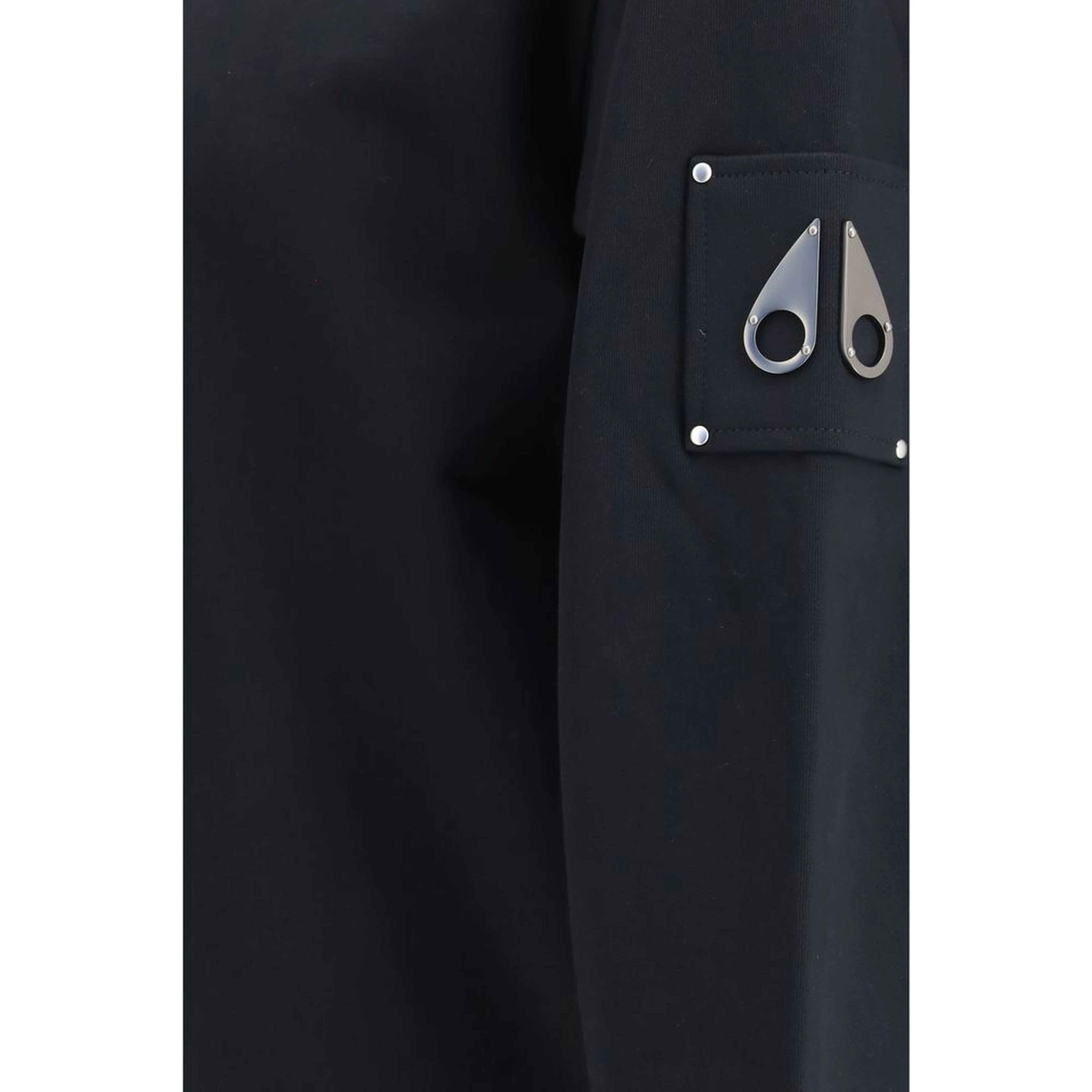 Black Cotton Sweatshirt