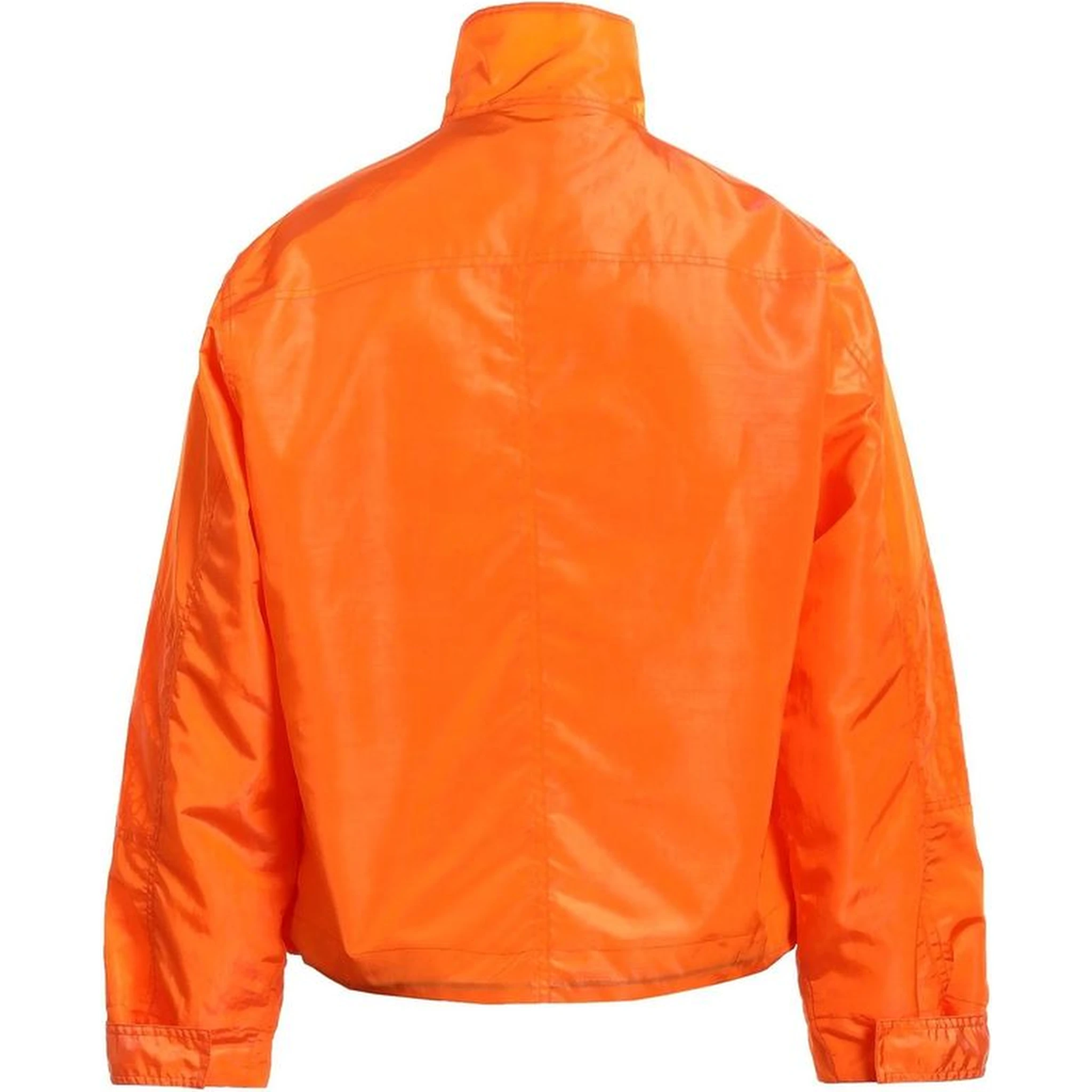 Orange Polyester Shell Jacket