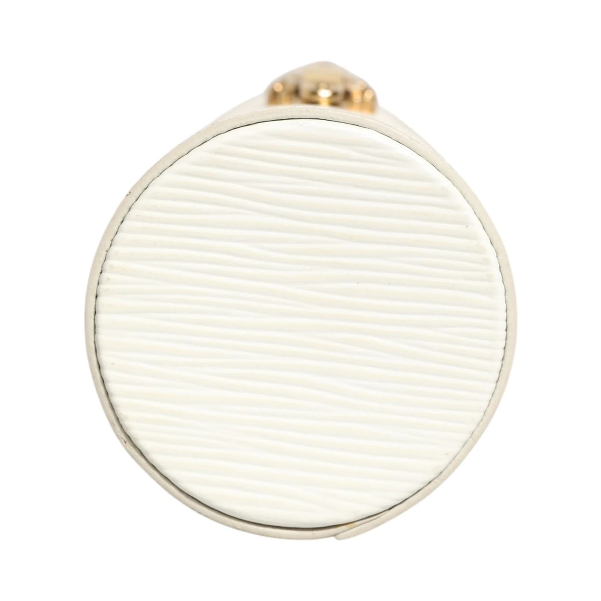 Travel Case White Epi Leather